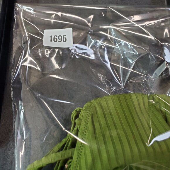 J.Crew Wide Rib Curved Waist Cheeky String Bikini Bottom Rings Green - Picture 8 of 8